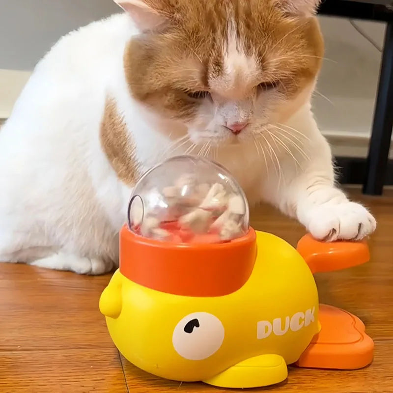 Duck-Shaped Interactive Treat Dispenser